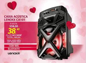 Lojas Cem Caixa Acústica Lenoxx Ca101 oferta
