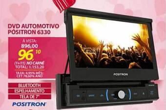 Dvd Automotivo Pósitron 6330