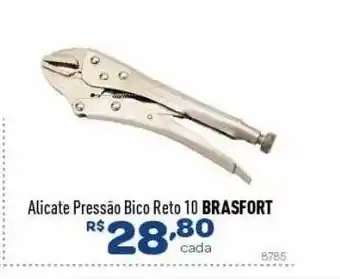 Alicate Pressão Bico Reto 10 Brasfort