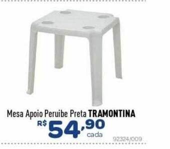 Comjol Mesa Apoio Peruibe Preta Tramontina oferta