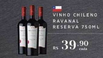 Empório Bahamas Vinho Chileno Ravanal Reserva oferta