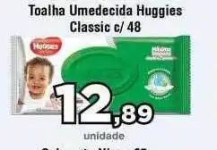 Copercana Toalha Umedecida Huggies Classic oferta