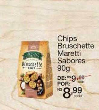 Mambo Chips Bruschette Maretti Sabores oferta
