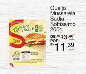 Mambo Queijo Mussarela Sadia Soltíssimo oferta
