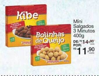 Míni Salgados 3 Minutos