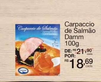 Mambo Carpaccio De Salmão Damm oferta