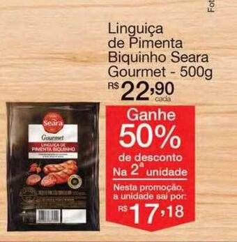 Mambo Linguiça De Pimenta Biquinho Seara Gourmet oferta