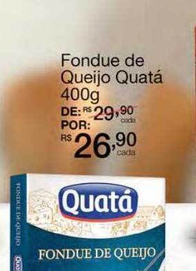 Mambo Fondue De Queijo Quatá oferta