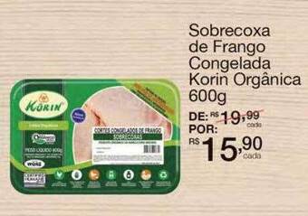 Mambo Sobrecoxa De Frango Congelada Korin Orgânica oferta
