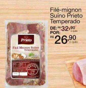 Filé-mignon Suíno Prieto Temperado