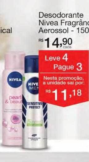 Mambo Desodorante Nivea Fragrâncias Aerossol oferta