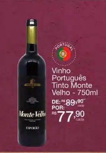 Mambo Vinho Português Tinto Monte Vilho oferta
