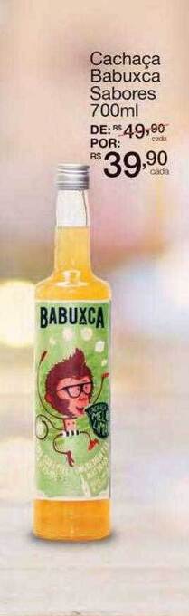 Mambo Cachaça Babuxca Sabores oferta