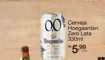 Cerveja Hoegaarden Zero Lata