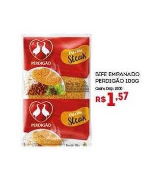 Bistek Supermercados Bife Empanado Perdigão oferta