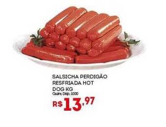 Bistek Supermercados Salsicha Perdigão Resfriada Hot Dog Kg oferta