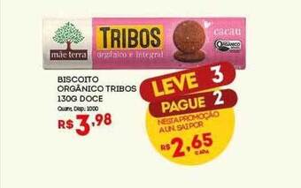 Bistek Supermercados Biscoito Orgânico Tribos Doce oferta