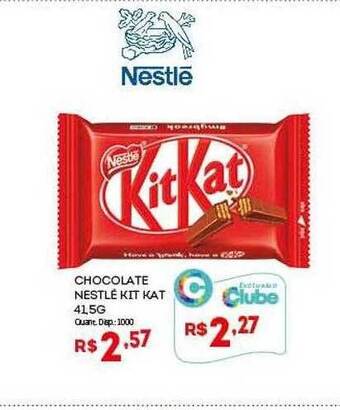 Bistek Supermercados Chocolate Nestlé Kit Kat oferta