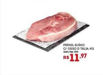 Bistek Supermercados Pernil Suino C Osso D Talia Kg oferta