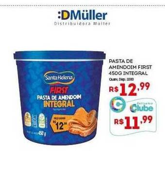 Bistek Supermercados Pasta De Amendoim First Integral oferta