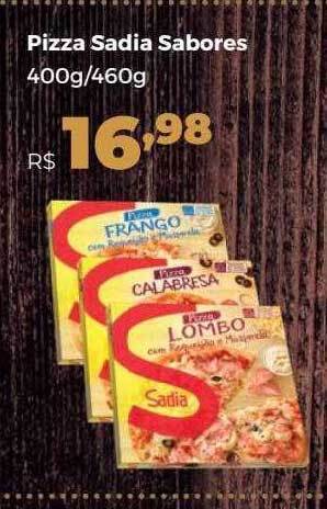 Villarreal Supermercados Pizza Sadia Sabores oferta