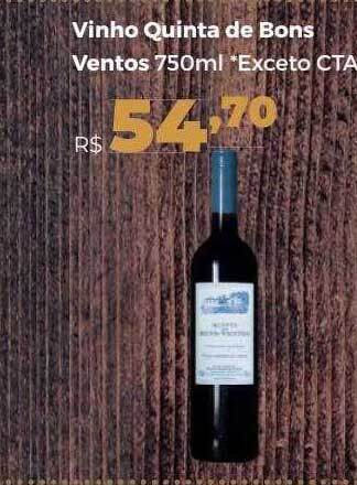 Villarreal Supermercados Vinho Quinta De Bons Ventos oferta