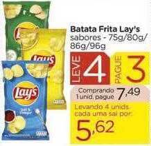 Batata Frita Lay's Sabores