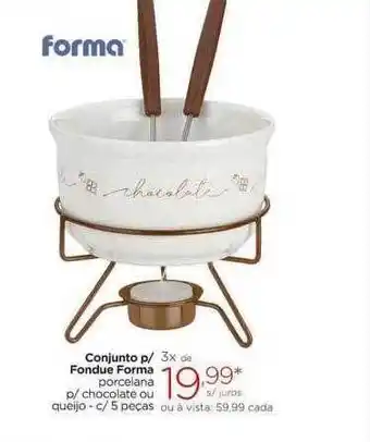 Conjunto Fondue Forma
