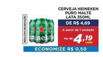 Bahamas Mix Cerveja Heineken Puro Malte Lata oferta