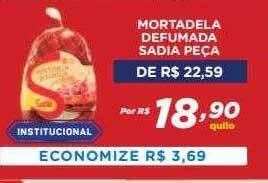 Bahamas Mix Mortadela Defumada Sadia Peça oferta