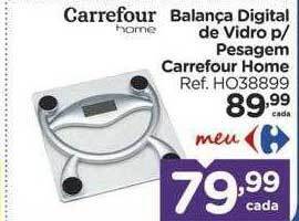 Carrefour Balança Digital De Vidro P Pesagem Carrefour Home oferta