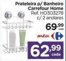 Carrefour Prateleira P Banheiro Carrefour Home oferta