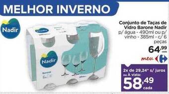 Carrefour Conjunto De Taças De Vidro Barone Nadir oferta