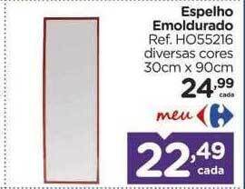 Carrefour Espelho Emoldurado oferta