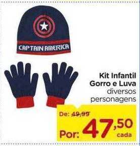 Carrefour Kit Infantil Gorro E Luva oferta
