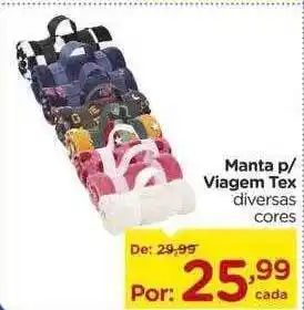 Carrefour Manta P Viagem Tex oferta