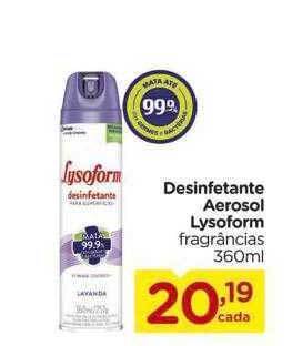 Carrefour Desinfetante Aerosol Lysoform Fragrâncias oferta