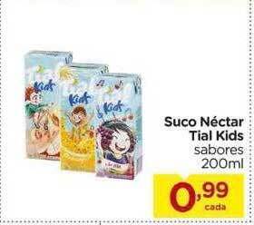 Carrefour Suco Néctar Tial Kids oferta
