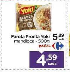 Carrefour Farofa Pronta Yoki Mandioca oferta