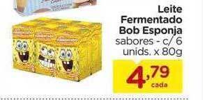 Carrefour Leite Fermentado Bob Esponja oferta