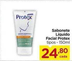 Carrefour Sabonete Liquido Facial Protex Tipos oferta