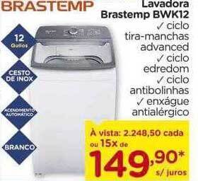 Carrefour Lavadora Brastemp Bwk12 oferta