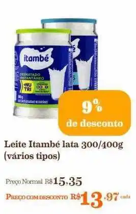 Leite Itambé 9% De Desconto