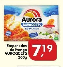 Supermercados Nori Empanados de Frango Auroggets 300g oferta