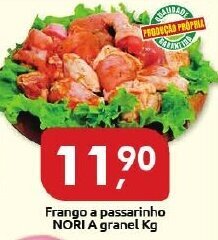 Supermercados Nori Frango a Passarinho Nori a granel 1kg oferta