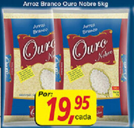 Supermercados Guanabara Arroz Branco Ouro Nobre 5kg oferta