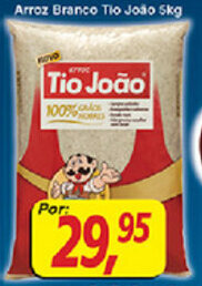 Supermercados Guanabara Arroz Branco Tio Joao 5kg oferta