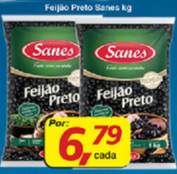 Supermercados Guanabara Feijao Preto Sanes 1kg oferta
