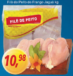 Supermercados Guanabara File de Peito de Frango Jagua 1kg oferta