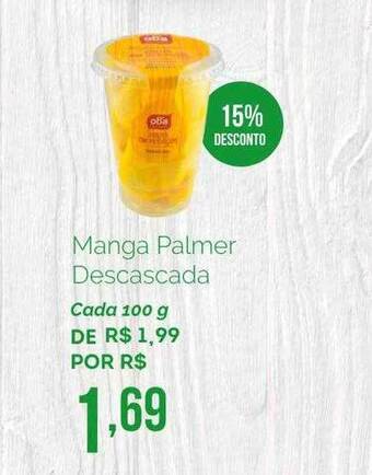 Oba Hortifruti Manga Palmer Descascada 15% Desconto oferta